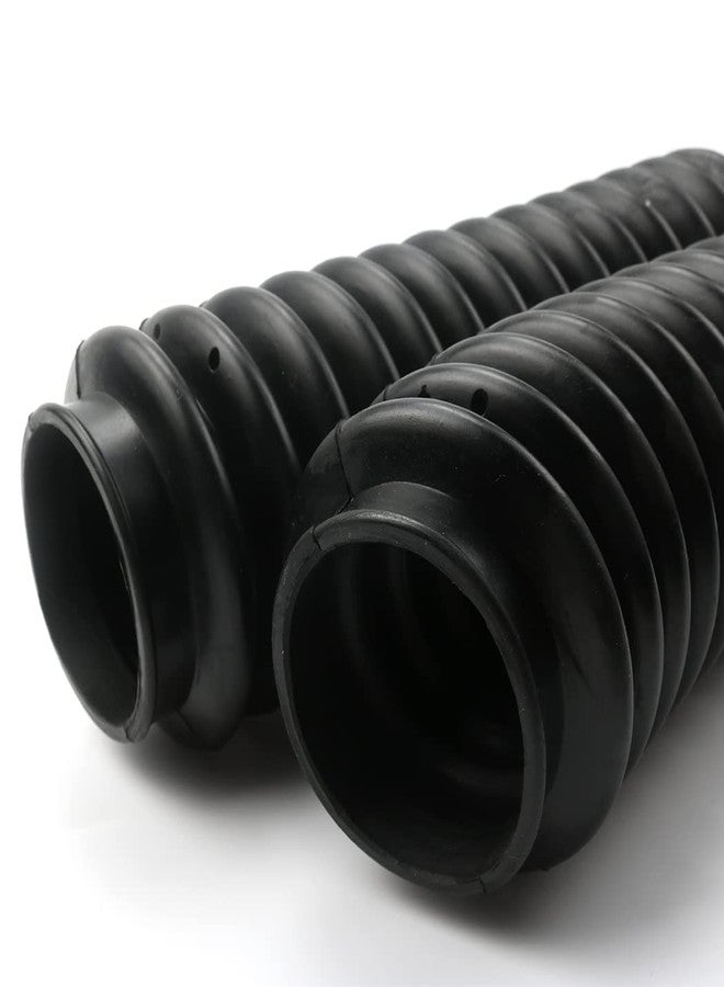 Jetuplusllc Front Shock Fork Boots For Honda ATC 250SX 250 SX 1985-1987, Black - Image 5